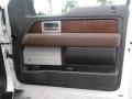 Sienna Brown Leather/Black Door Panel Photo for 2010 Ford F150 #59793917