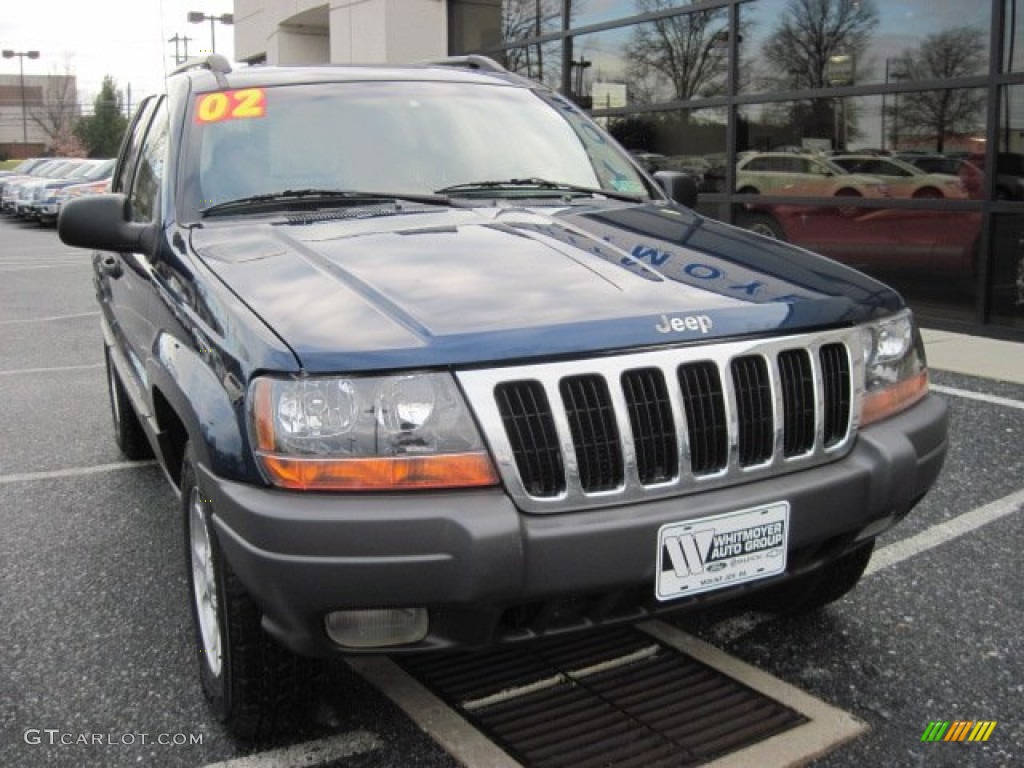 2002 Grand Cherokee Sport 4x4 - Patriot Blue Pearlcoat / Dark Slate Gray/Light Slate Gray photo #2