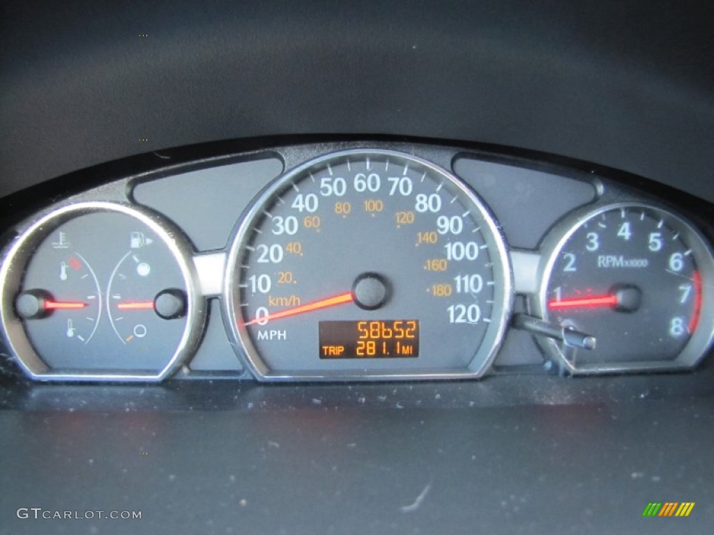 2007 Saturn ION 2 Quad Coupe Gauges Photo #59794814