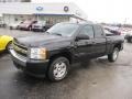 2008 Black Chevrolet Silverado 1500 LT Extended Cab 4x4  photo #1