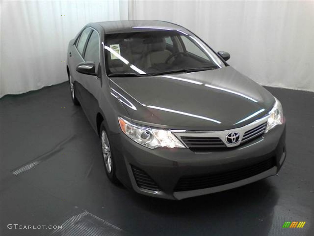 2012 Camry L - Magnetic Gray Metallic / Ivory photo #1