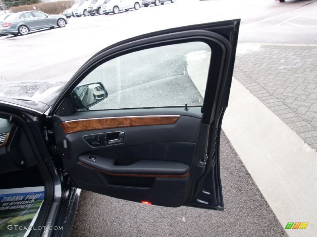 2011 E 350 4Matic Sedan - Steel Grey Metallic / Black photo #11