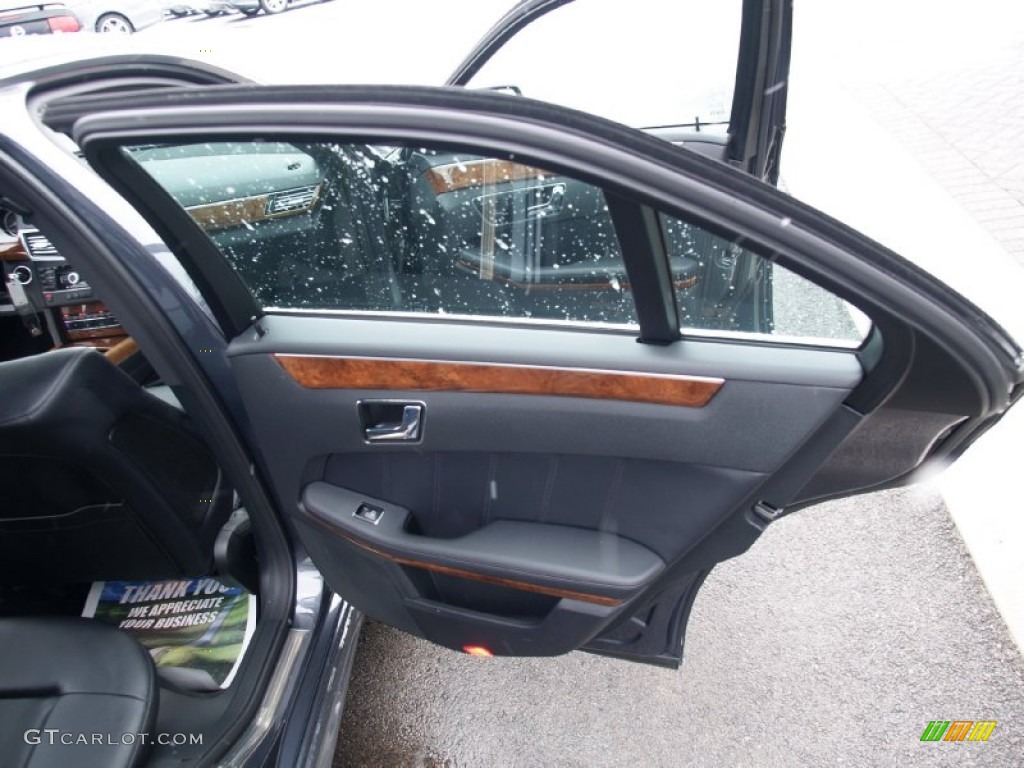 2011 E 350 4Matic Sedan - Steel Grey Metallic / Black photo #12