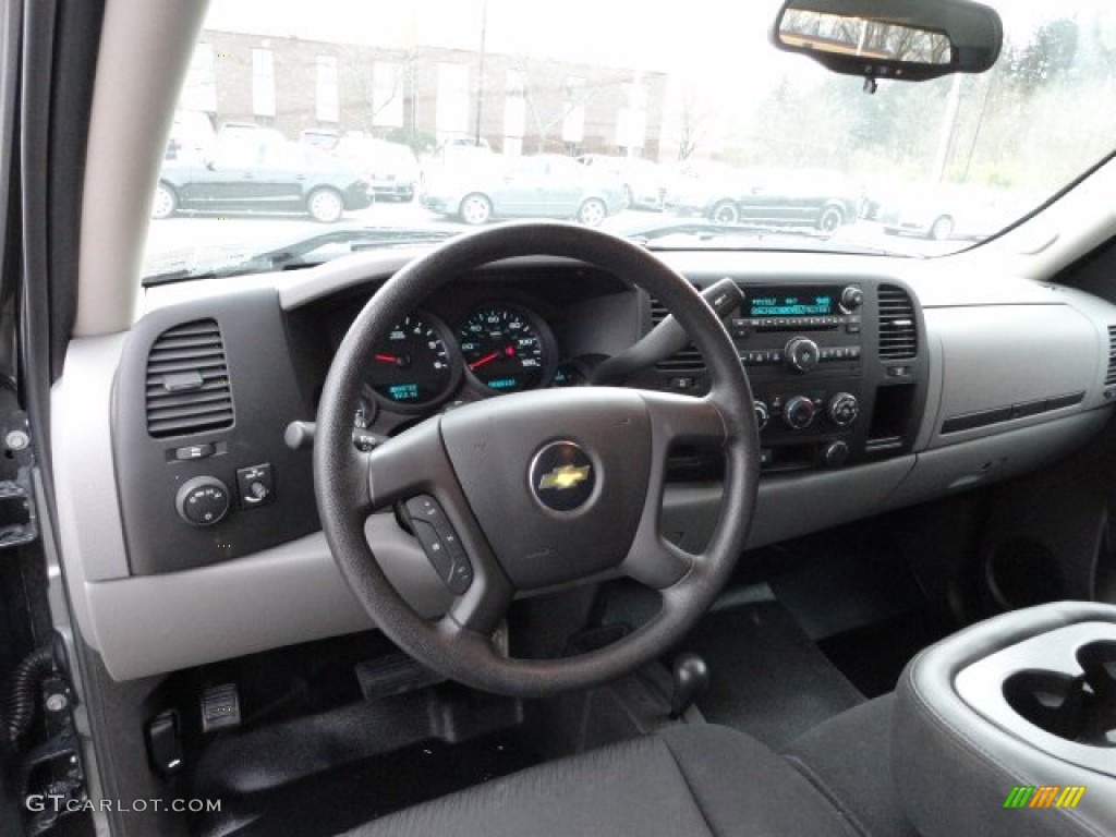 2011 Chevrolet Silverado 1500 LS Extended Cab 4x4 Dark Titanium Dashboard Photo #59798624