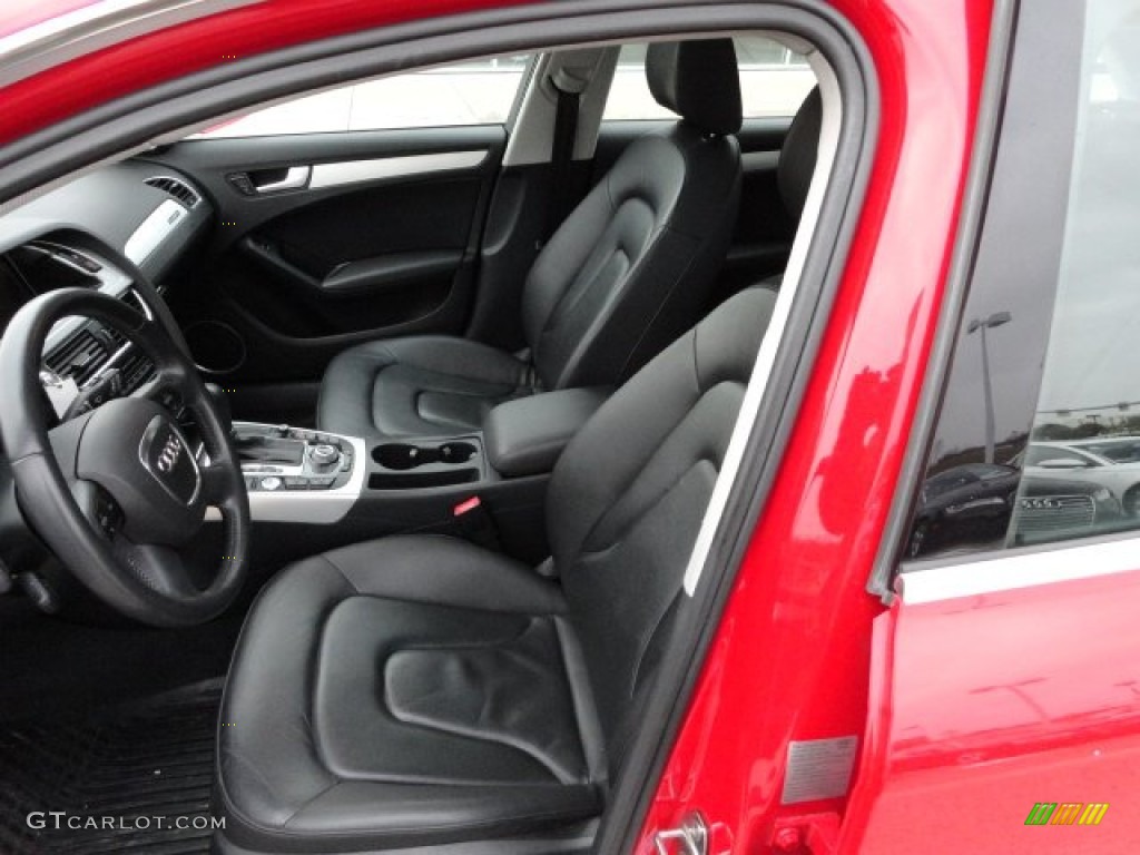 Black Interior 2009 Audi A4 2.0T quattro Avant Photo #59799060