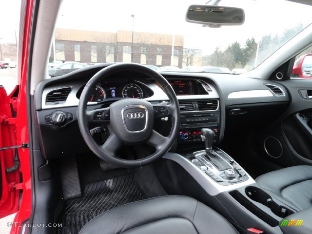 2009 Audi A4 2.0T quattro Avant Black Dashboard Photo #59799087