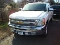 2012 White Diamond Tricoat Chevrolet Silverado 1500 LT Crew Cab 4x4  photo #1