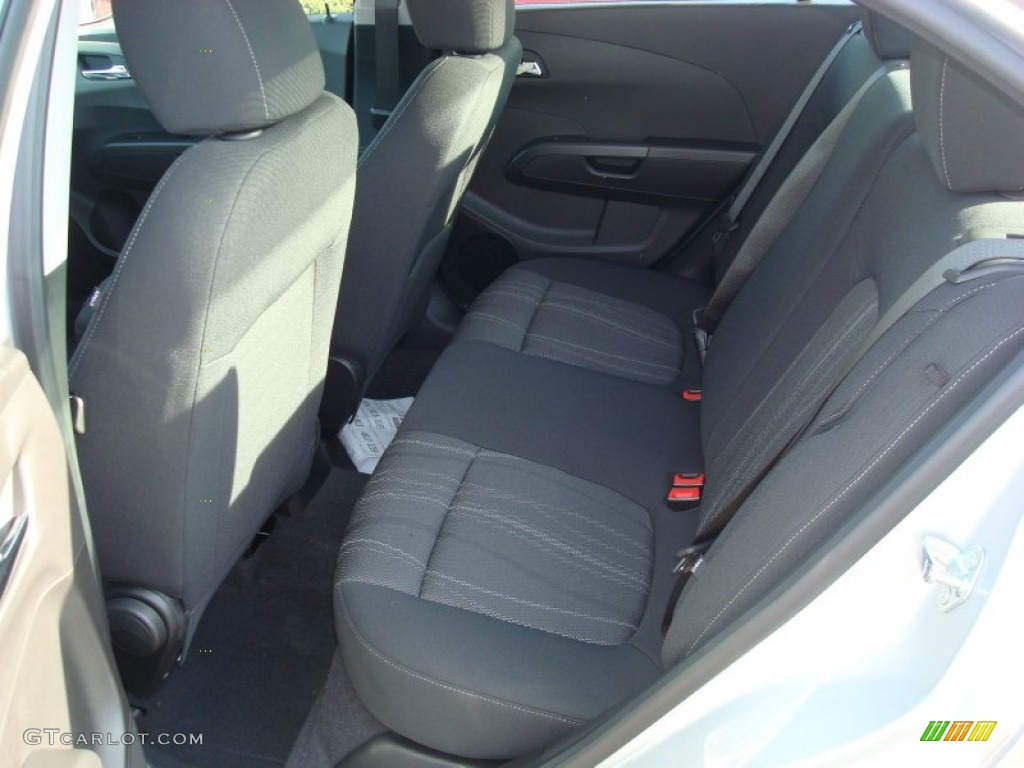 2012 Sonic LT Sedan - Silver Ice Metallic / Jet Black/Dark Titanium photo #3