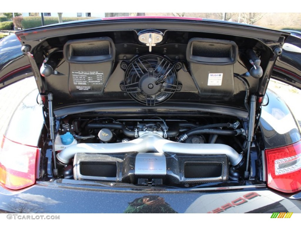 2012 911 Turbo S Cabriolet - Basalt Black Metallic / Black photo #21