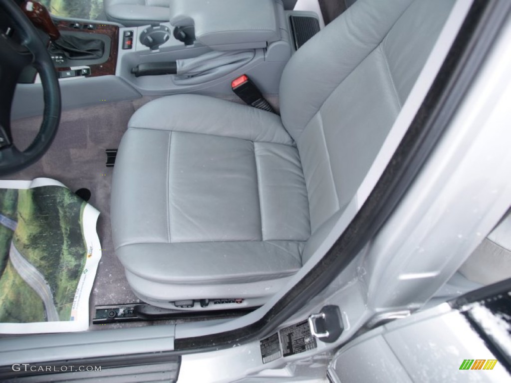 2002 3 Series 325i Sedan - Titanium Silver Metallic / Grey photo #20