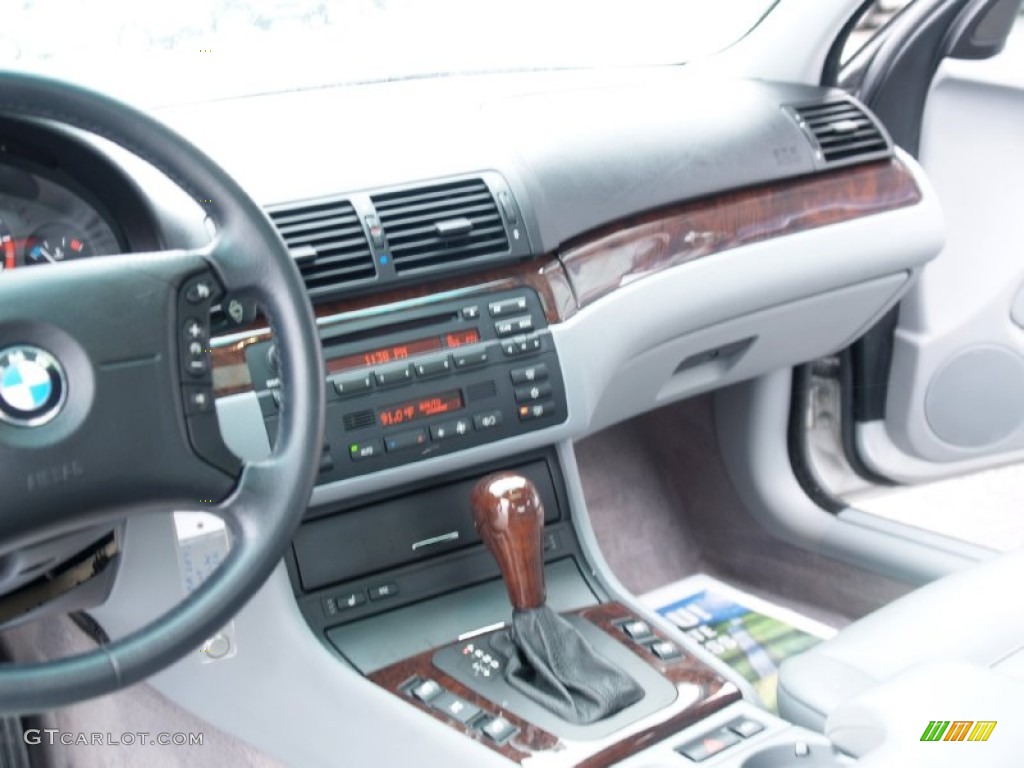 2002 3 Series 325i Sedan - Titanium Silver Metallic / Grey photo #23