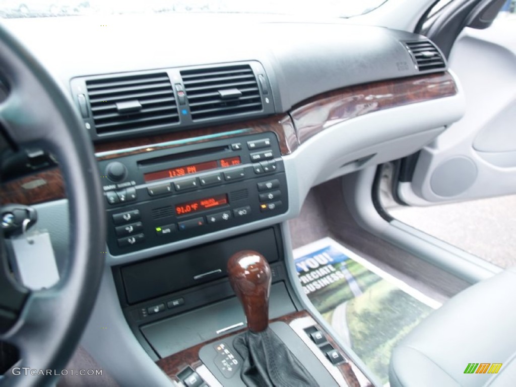 2002 3 Series 325i Sedan - Titanium Silver Metallic / Grey photo #28