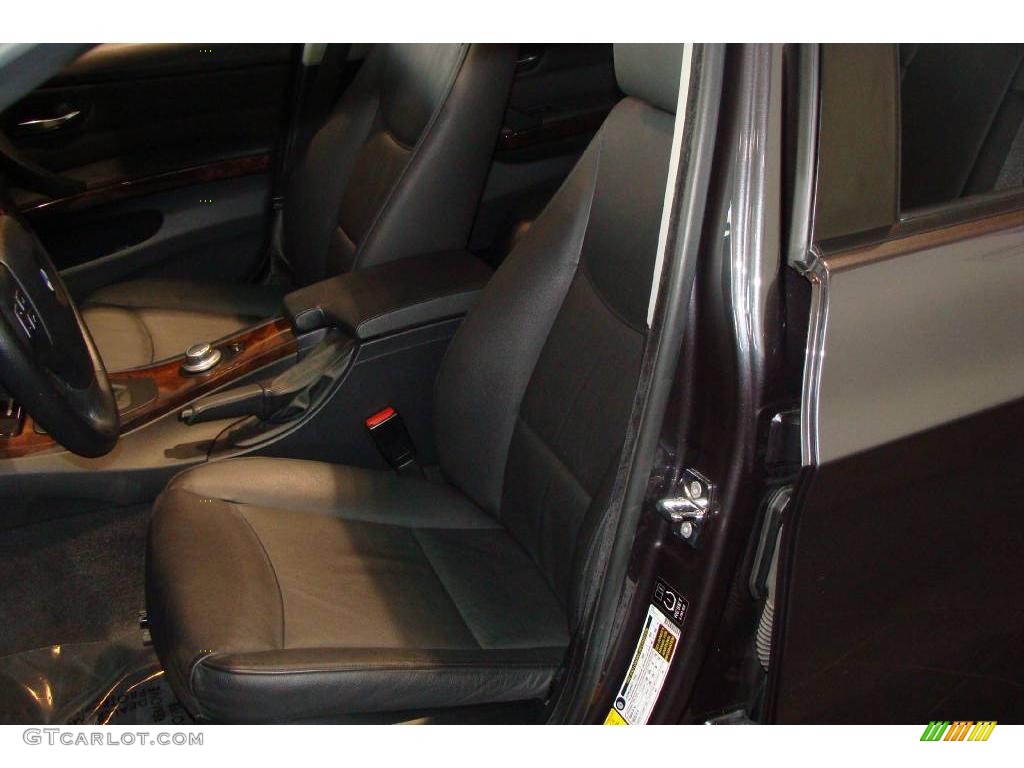 2007 3 Series 328xi Sedan - Sparkling Graphite Metallic / Black photo #11