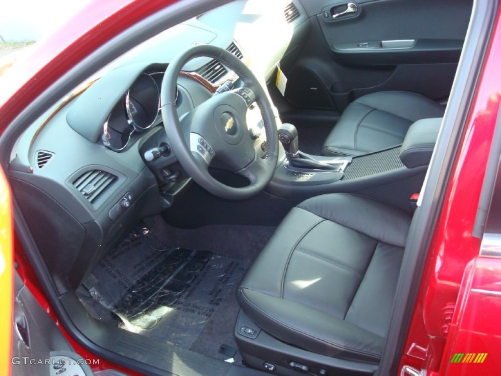 Ebony Interior 2012 Chevrolet Malibu LTZ Photo #59800014
