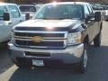 2012 Black Chevrolet Silverado 3500HD LT Extended Cab 4x4  photo #1