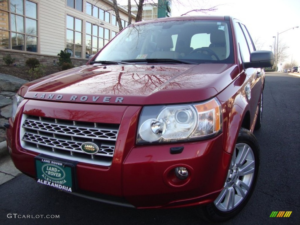 Rimini Red Metallic Land Rover LR2