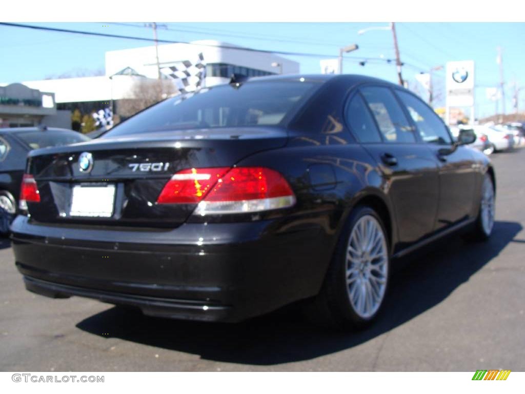 2007 7 Series 750i Sedan - Jet Black / Black photo #4