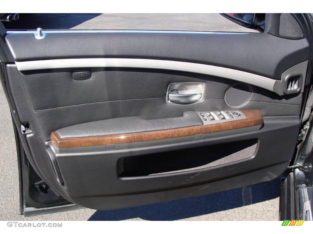 2007 7 Series 750i Sedan - Jet Black / Black photo #6