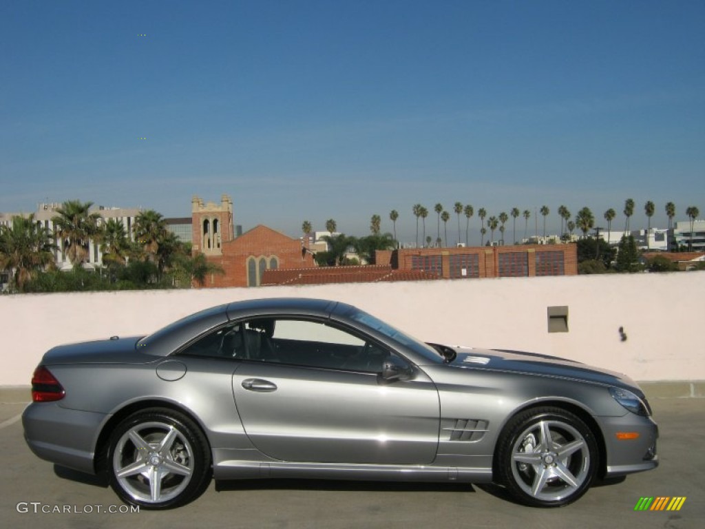 Paladium Silver Metallic 2012 Mercedes-Benz SL 550 Roadster Exterior Photo #59801103