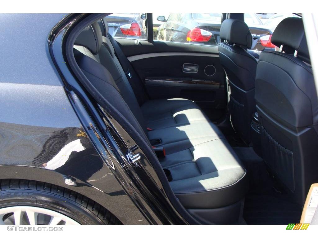 2007 7 Series 750i Sedan - Jet Black / Black photo #9