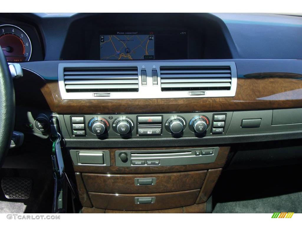 2007 7 Series 750i Sedan - Jet Black / Black photo #11