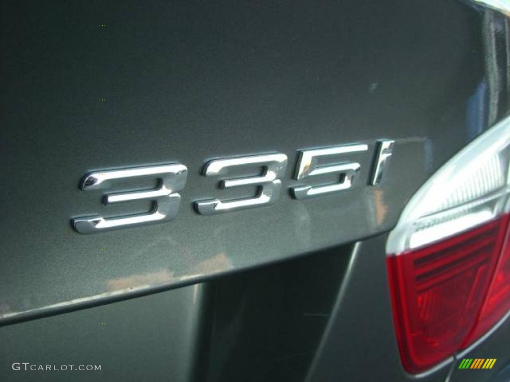 2007 3 Series 335i Sedan - Sparkling Graphite Metallic / Black photo #6