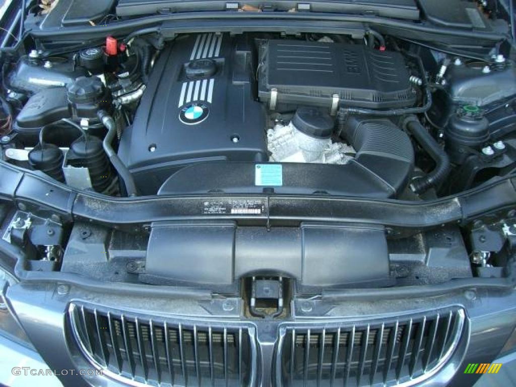 2007 3 Series 335i Sedan - Sparkling Graphite Metallic / Black photo #7