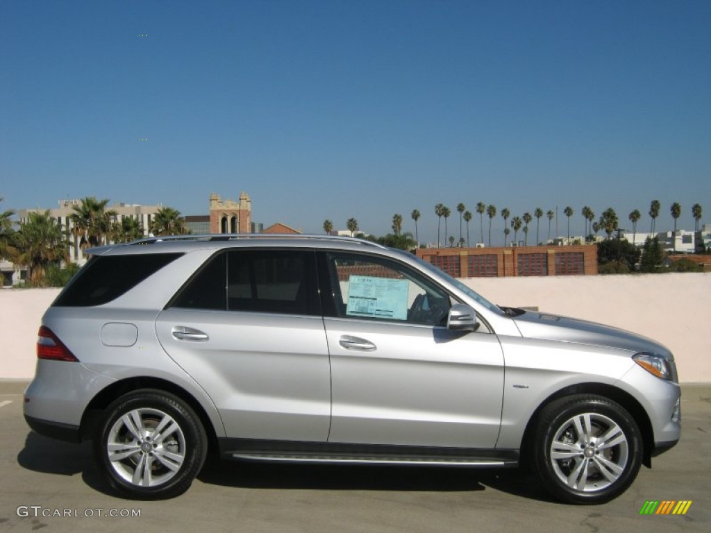 Iridium Silver Metallic 2012 Mercedes-Benz ML 350 4Matic Exterior Photo #59802057