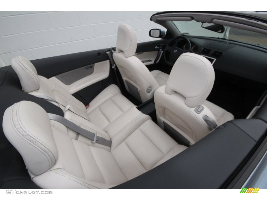 Soverign Hide Calcite Leather/Off Black Interior 2011 Volvo C70 T5 Photo #59802204