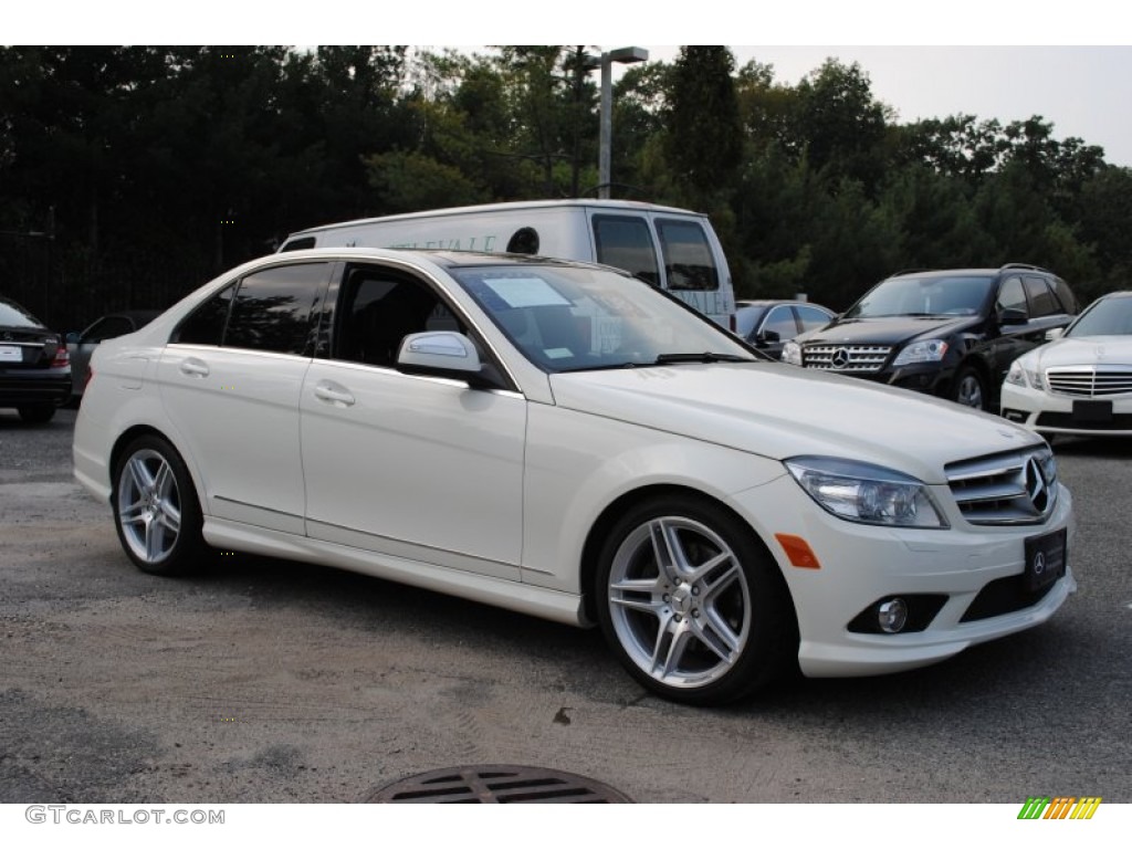 Arctic White 2008 Mercedes-Benz C 350 Sport Exterior Photo #59802570