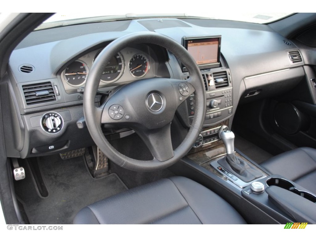 Black Interior 2008 Mercedes-Benz C 350 Sport Photo #59802618