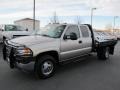 2001 Pewter Metallic GMC Sierra 3500 SLE Extended Cab 4x4 Chassis  photo #3