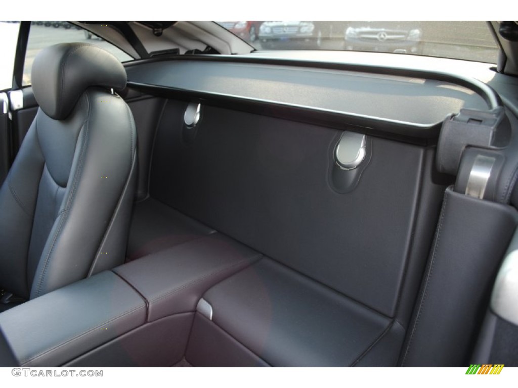 Black Interior 2008 Mercedes-Benz SL 550 Roadster Photo #59802781