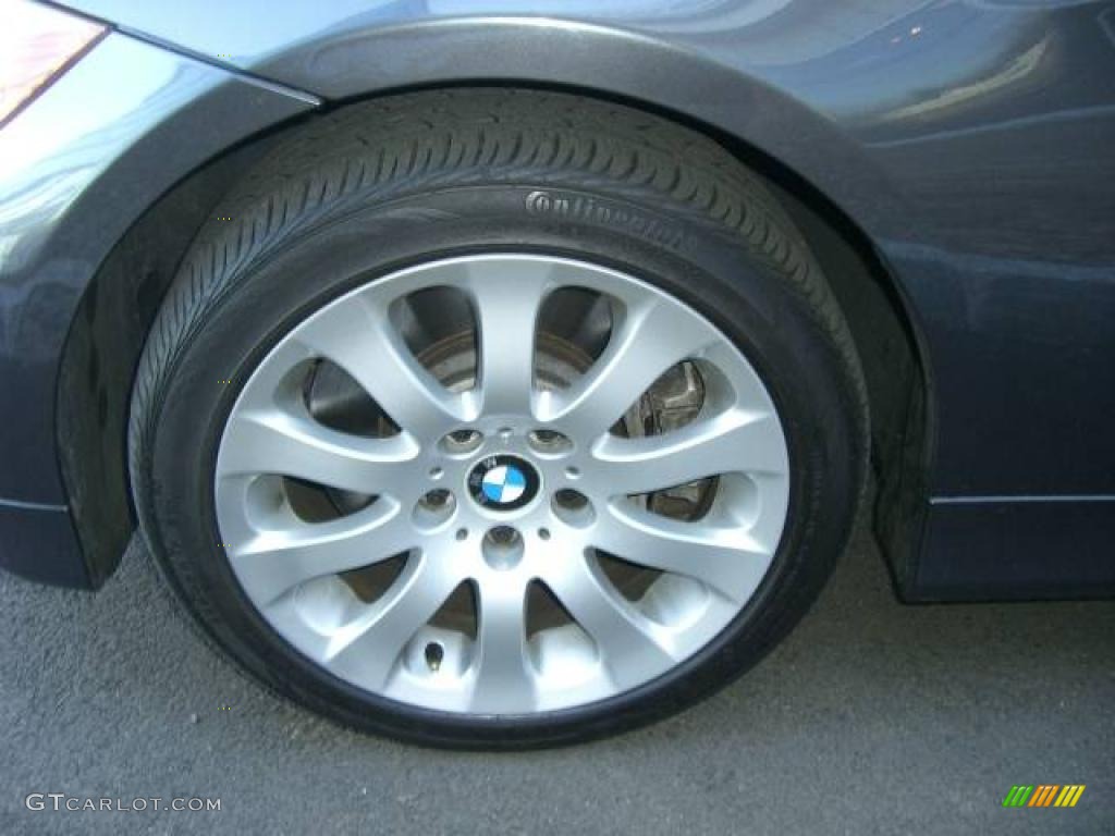 2007 3 Series 335i Sedan - Sparkling Graphite Metallic / Black photo #22