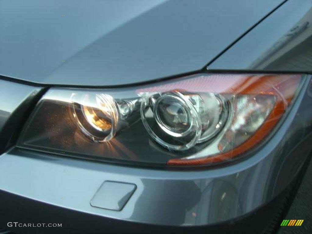 2007 3 Series 335i Sedan - Sparkling Graphite Metallic / Black photo #23