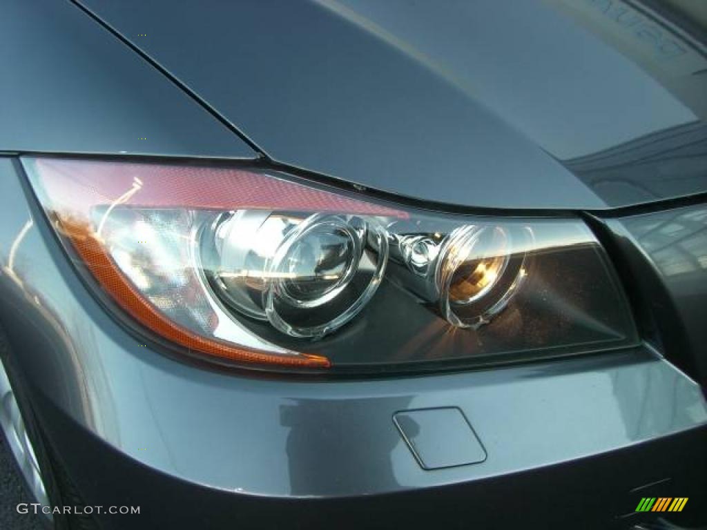 2007 3 Series 335i Sedan - Sparkling Graphite Metallic / Black photo #24