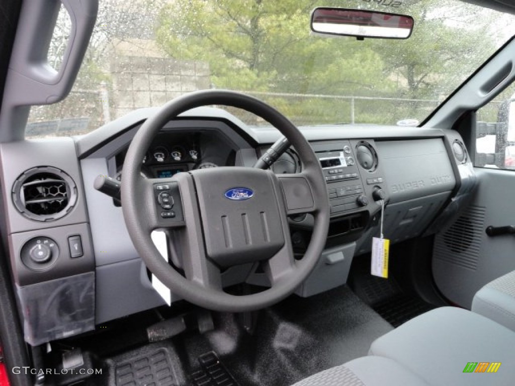 2012 Ford F250 Super Duty XL Regular Cab 4x4 Steel Dashboard Photo #59803169