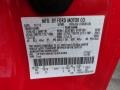 F1: Vermillion Red 2012 Ford F250 Super Duty XL Regular Cab 4x4 Color Code