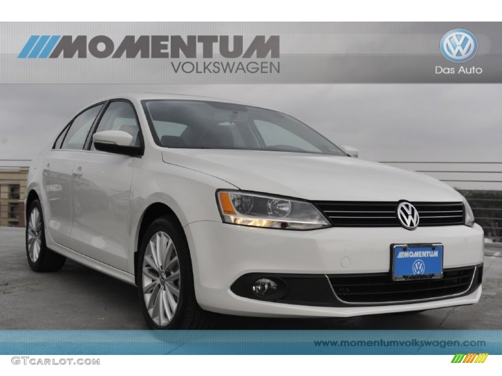 2012 Jetta SEL Sedan - Candy White / Titan Black photo #1