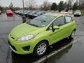 2012 Lime Squeeze Metallic Ford Fiesta SE Hatchback  photo #5