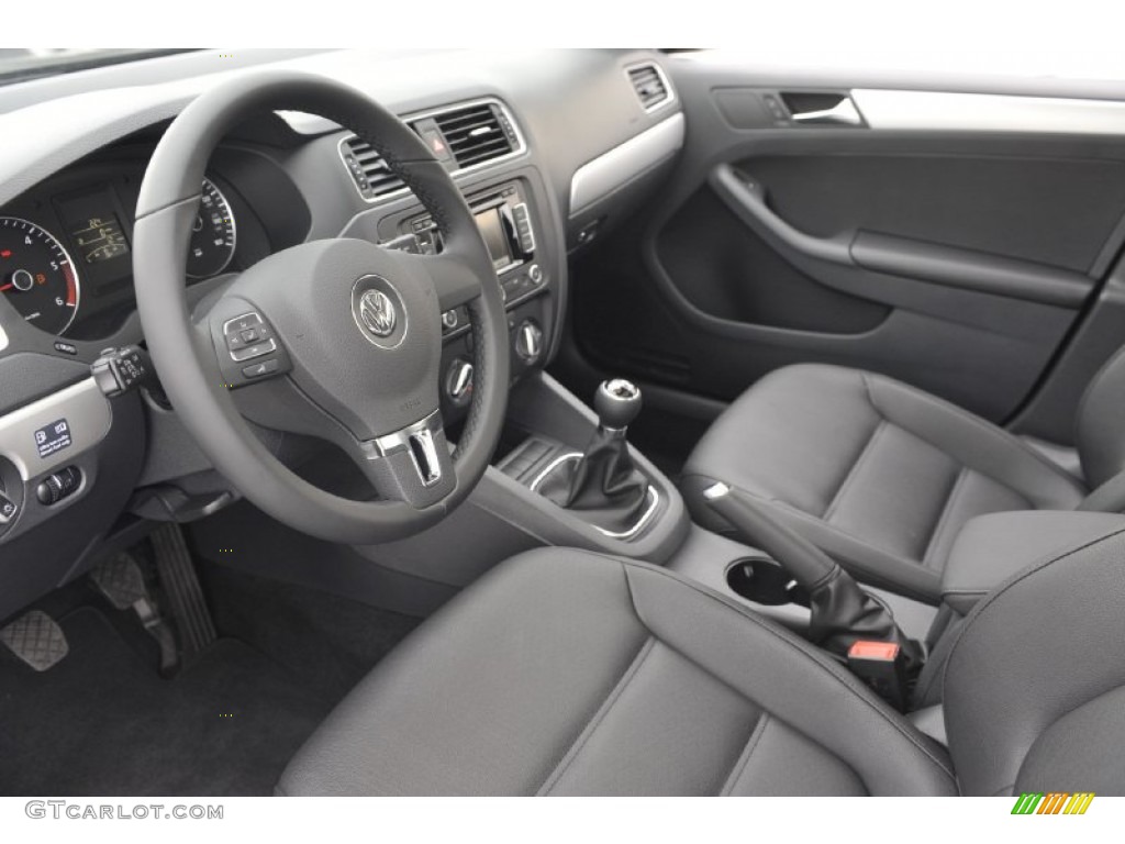 Titan Black Interior 2012 Volkswagen Jetta TDI Sedan Photo #59804184