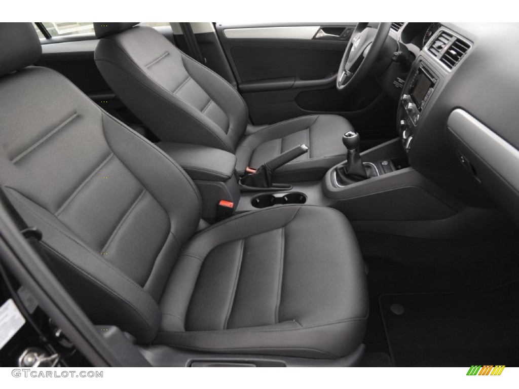 Titan Black Interior 2012 Volkswagen Jetta TDI Sedan Photo #59804346