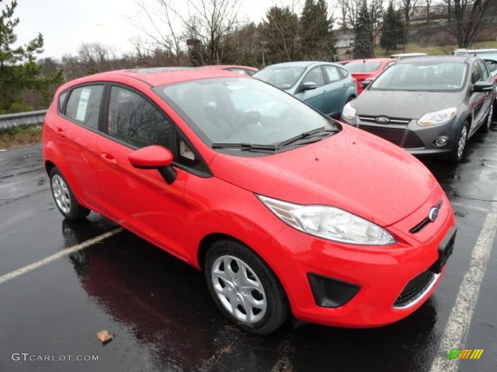 Race Red 2012 Ford Fiesta SE Hatchback Exterior Photo #59804439