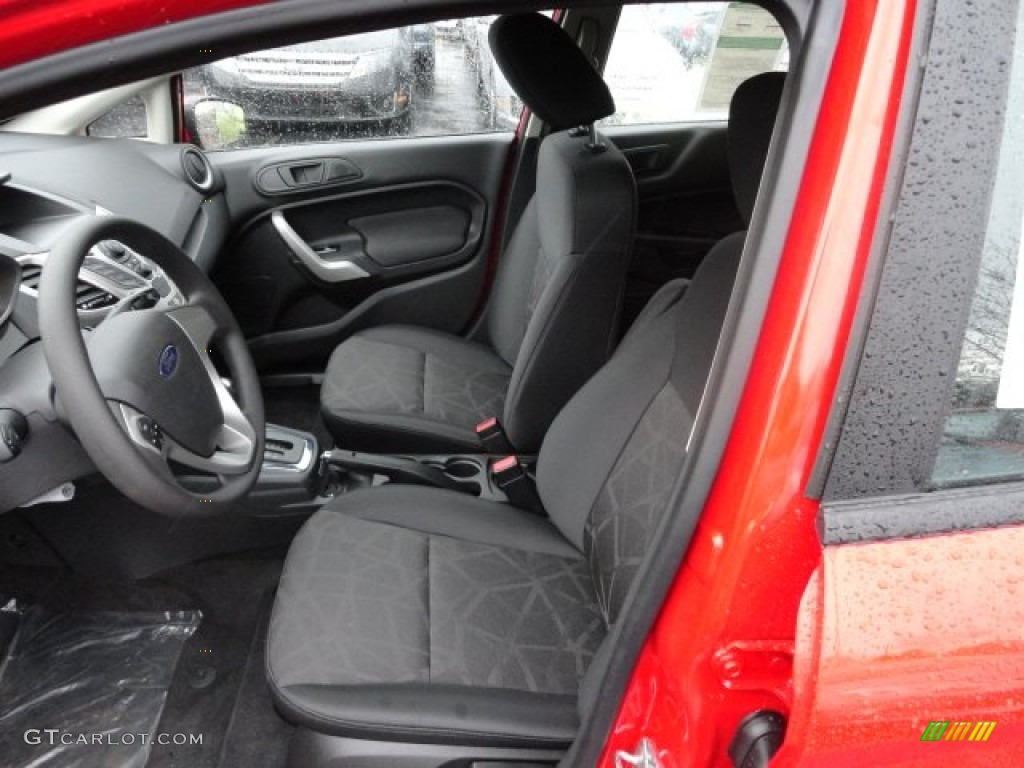 2012 Fiesta SE Hatchback - Race Red / Charcoal Black photo #8
