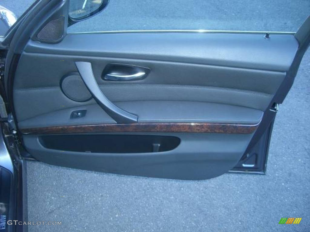 2007 3 Series 335i Sedan - Sparkling Graphite Metallic / Black photo #48