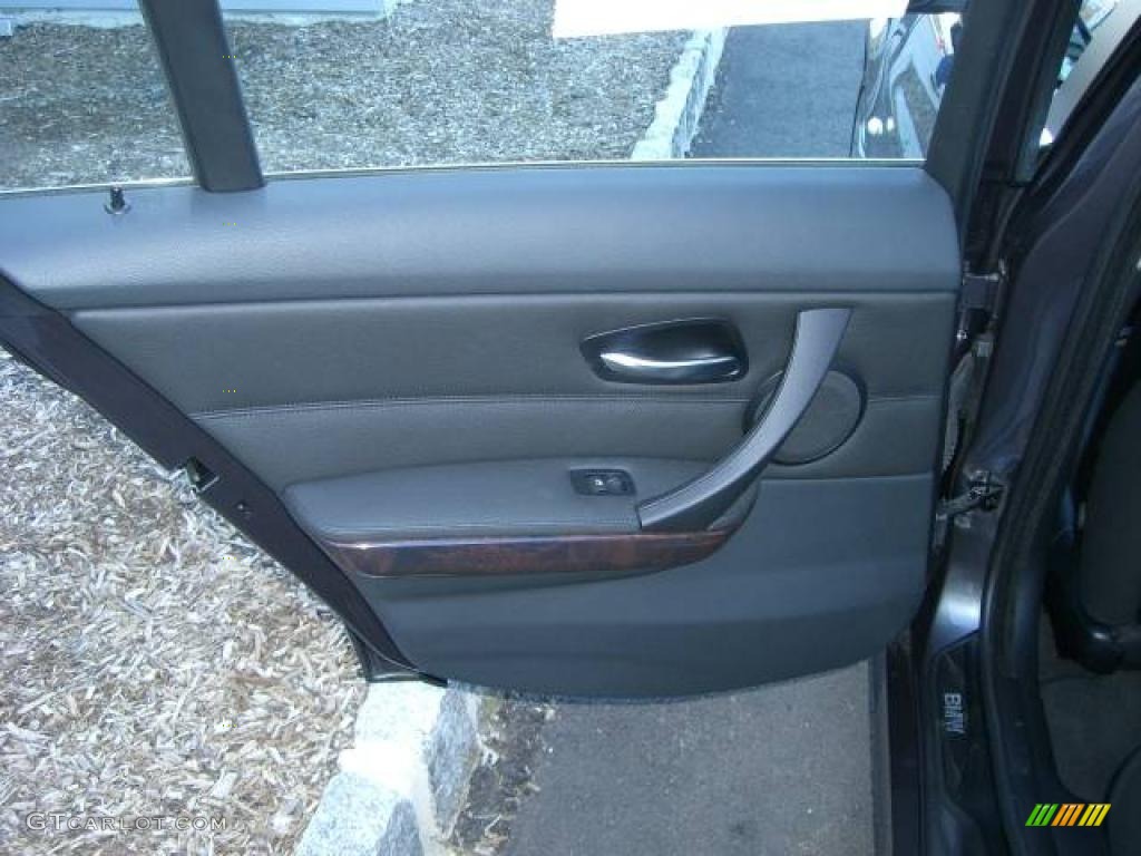 2007 3 Series 335i Sedan - Sparkling Graphite Metallic / Black photo #50