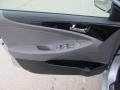 Gray 2011 Hyundai Sonata Limited Door Panel