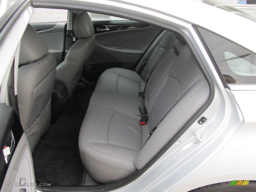 Gray Interior 2011 Hyundai Sonata Limited Photo #59805108