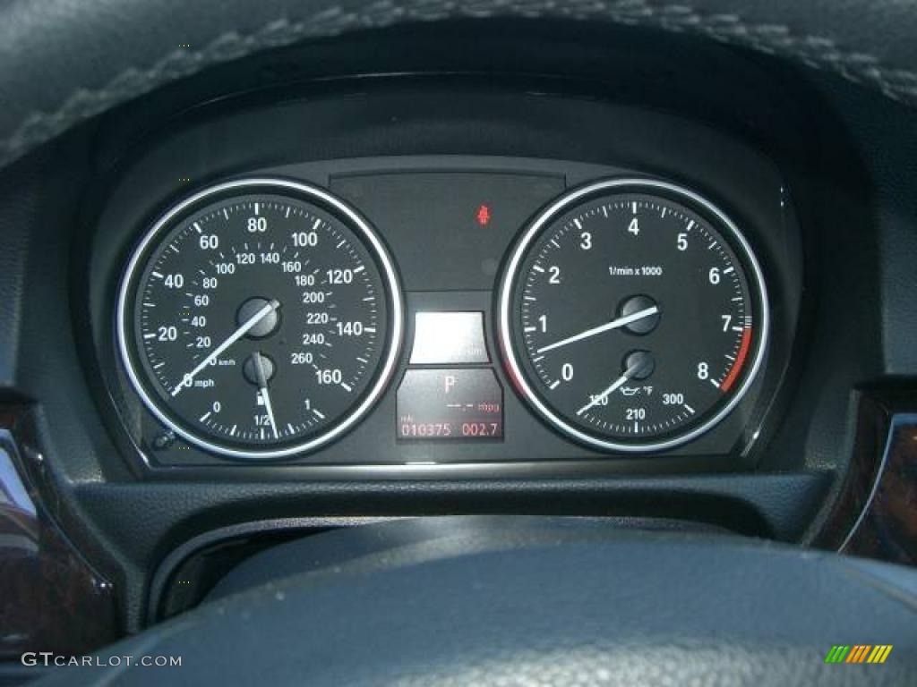 2007 3 Series 335i Sedan - Sparkling Graphite Metallic / Black photo #56
