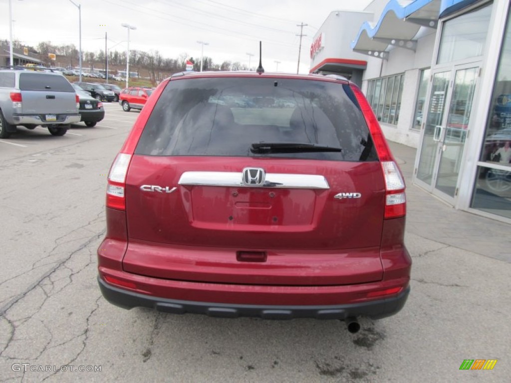 2010 CR-V EX AWD - Tango Red Pearl / Gray photo #7